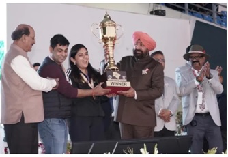 छत्तीसगढ़ को लगातार 13वीं बार ओवरऑल चैंपियनशिप ट्रॉफी